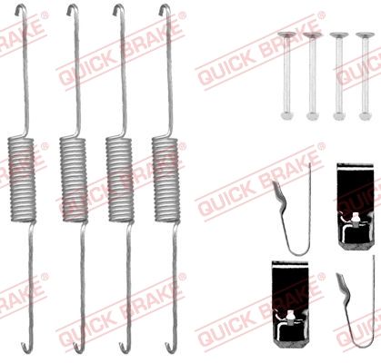 QUICK BRAKE Tarvikesarja, jarrukengät 105-0725